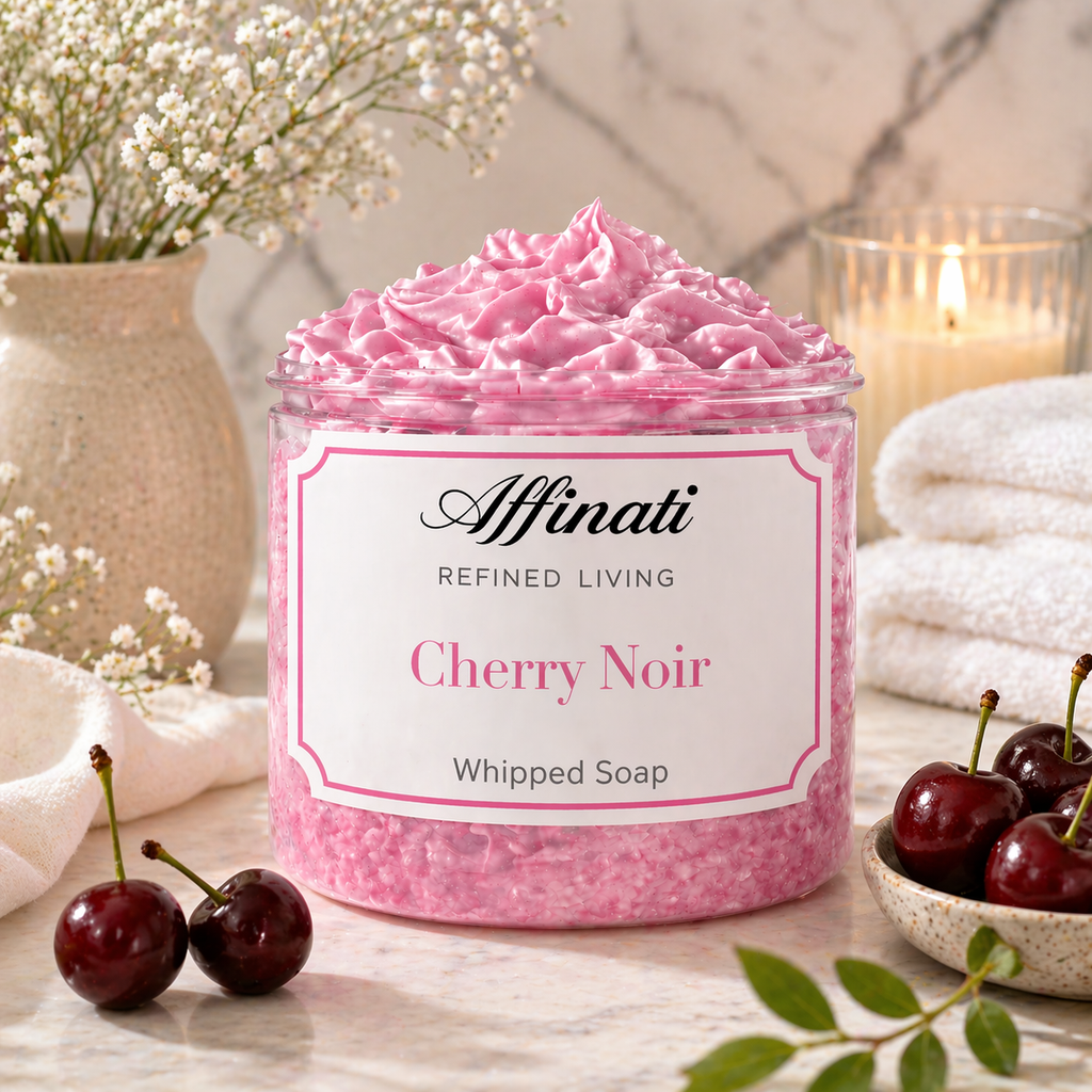 Cherry Noir Whipped Soap - 20 oz
