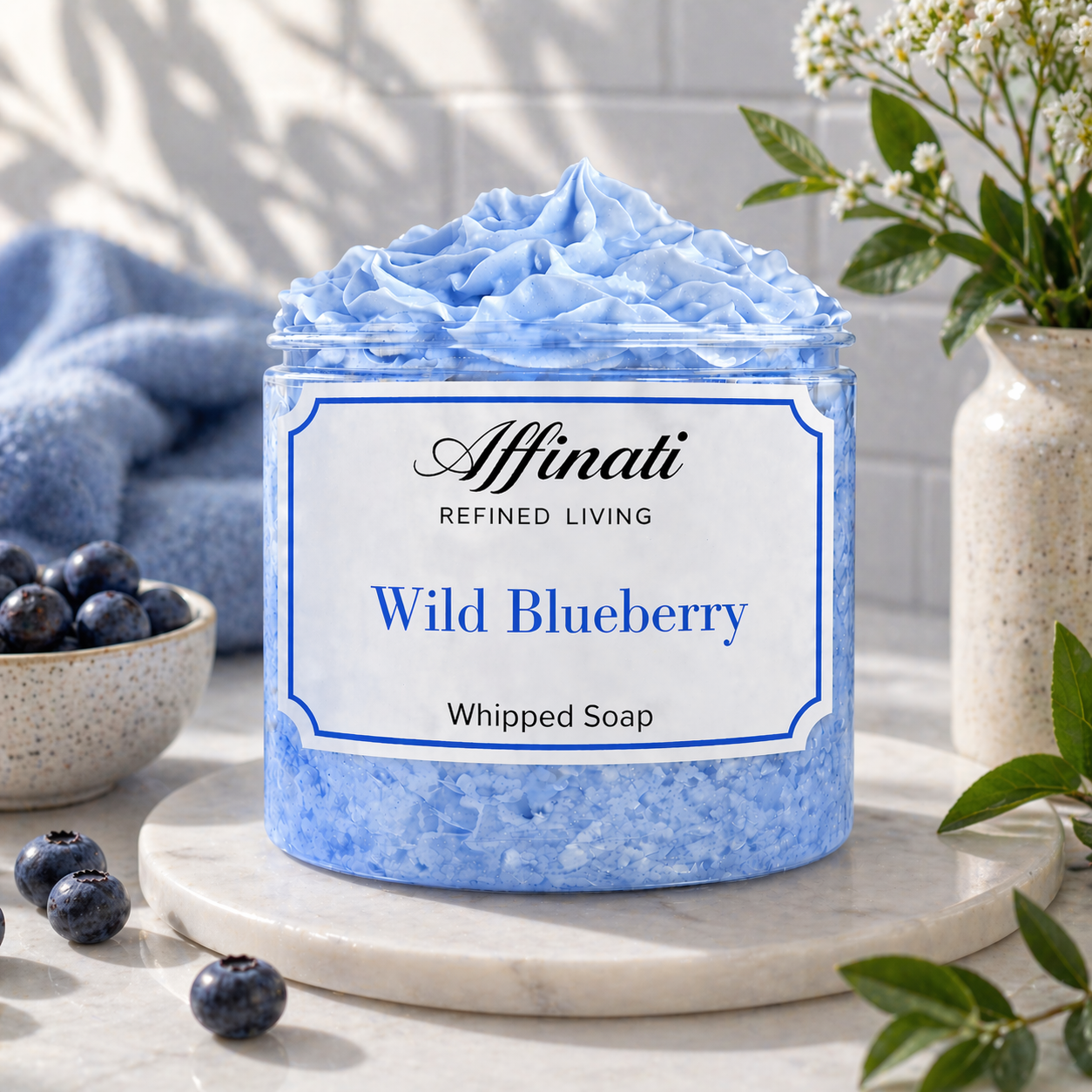 Wild Blueberry Whipped Soap - 20 oz