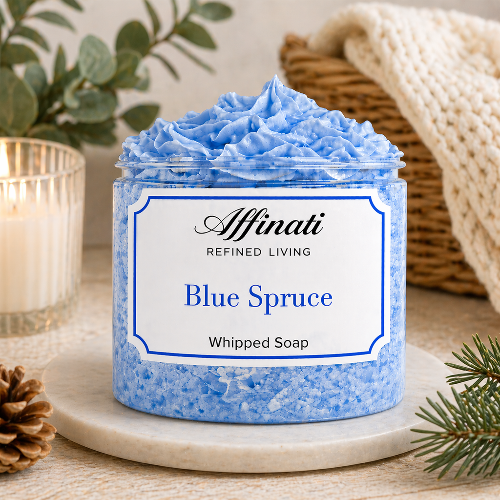Blue Spruce Whipped Soap - 20 oz