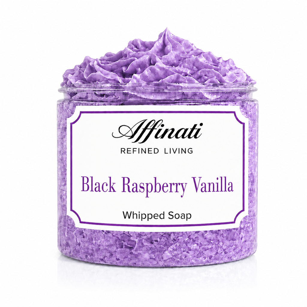 Black Raspberry Vanilla Whipped Soap - 20 oz