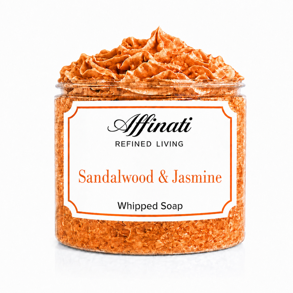 Sandalwood & Jasmine Whipped Soap - 20 oz