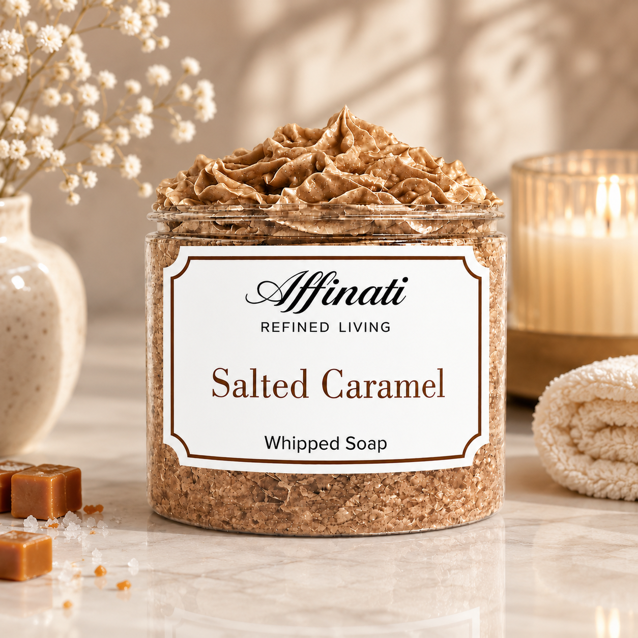 Salted Caramel Whipped Soap - 20 oz