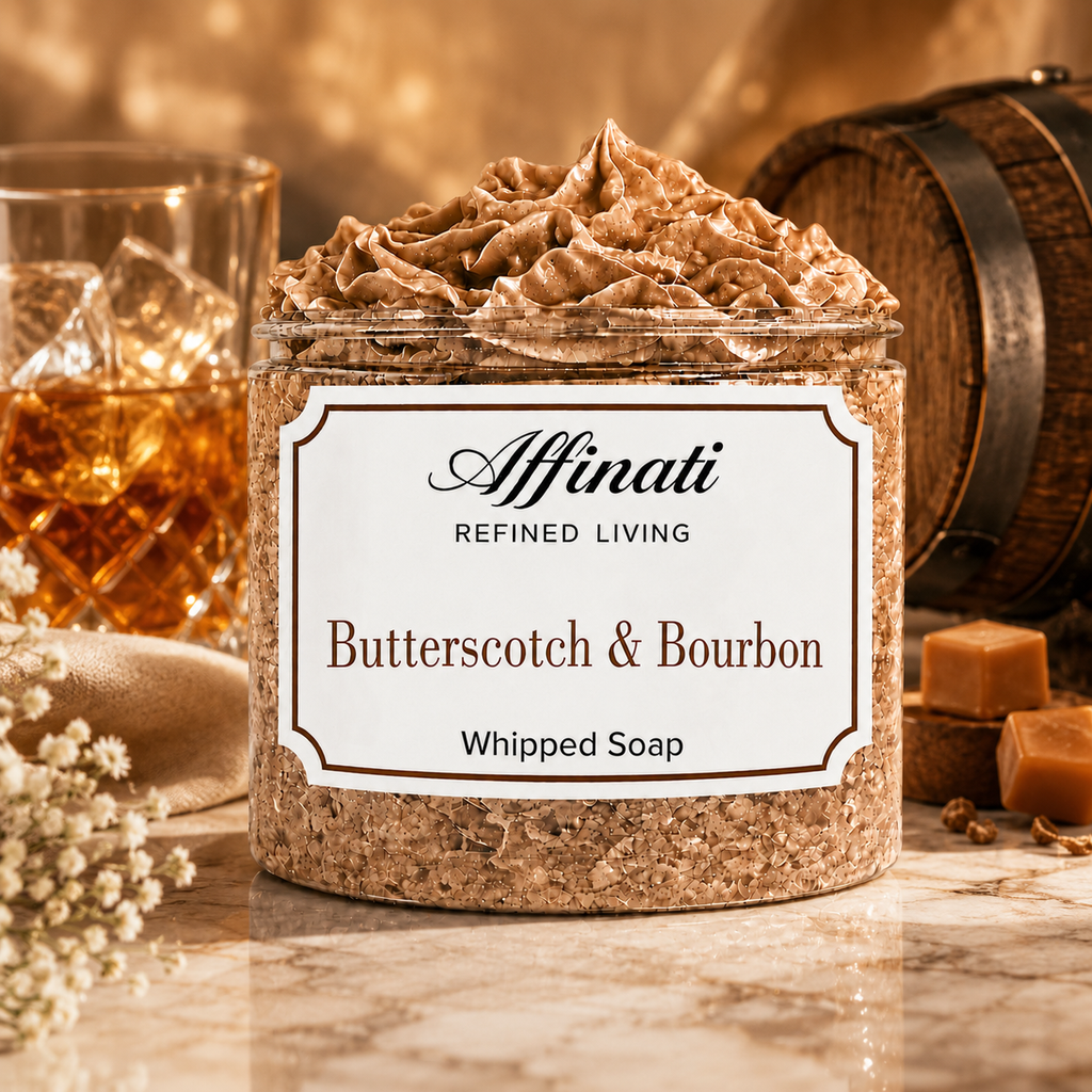 Butterscotch & Bourbon Whipped Soap - 20 oz