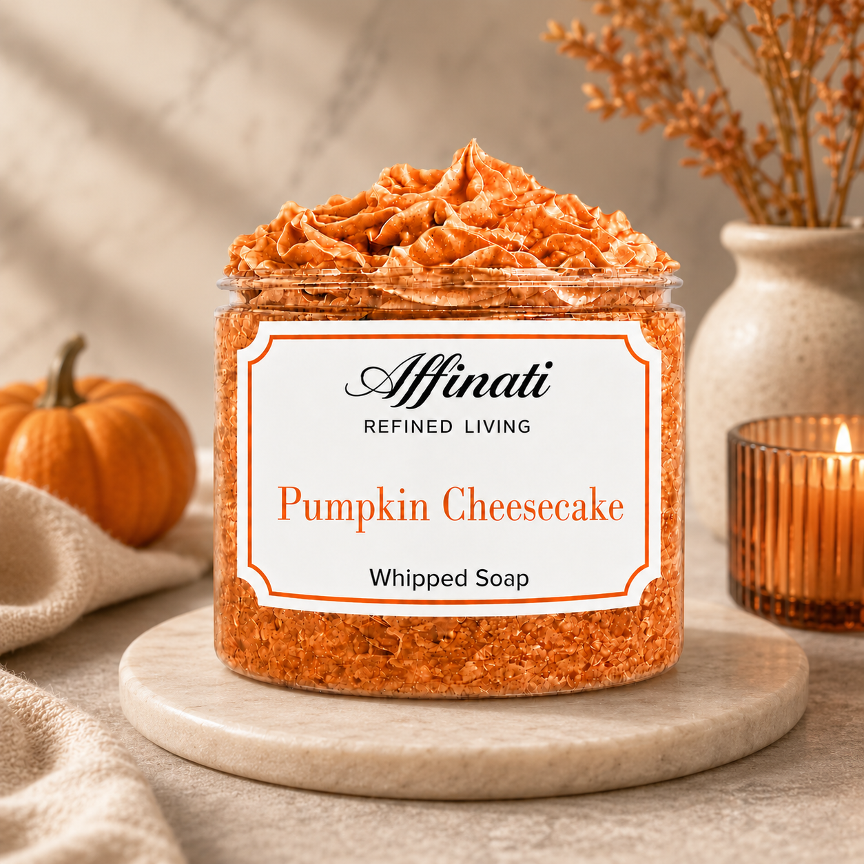 Pumpkin Cheesecake Whipped Soap - 20 oz