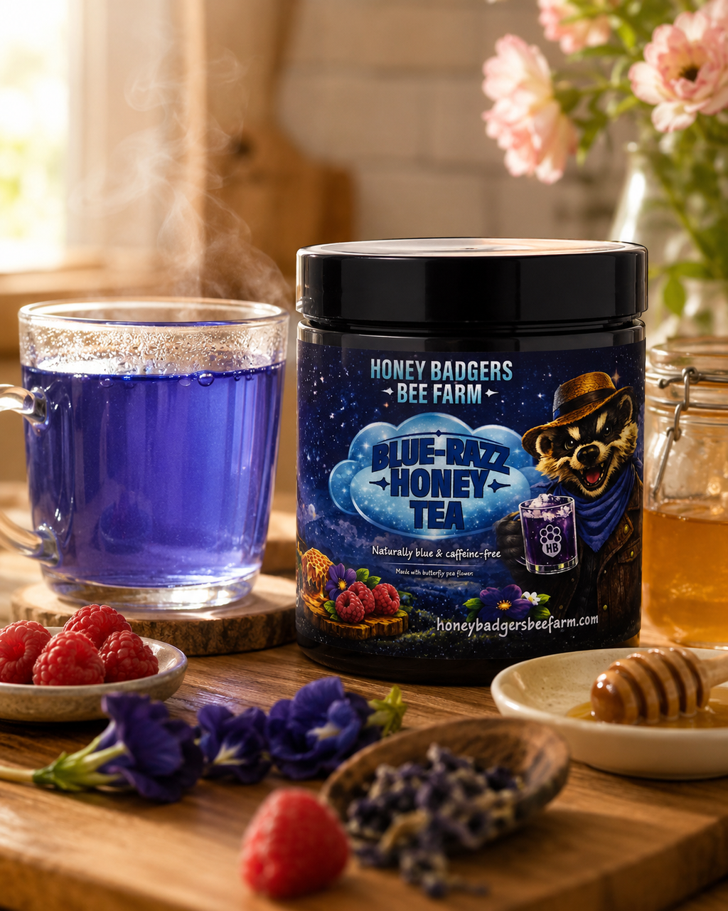 Blue Razz Honey Tea