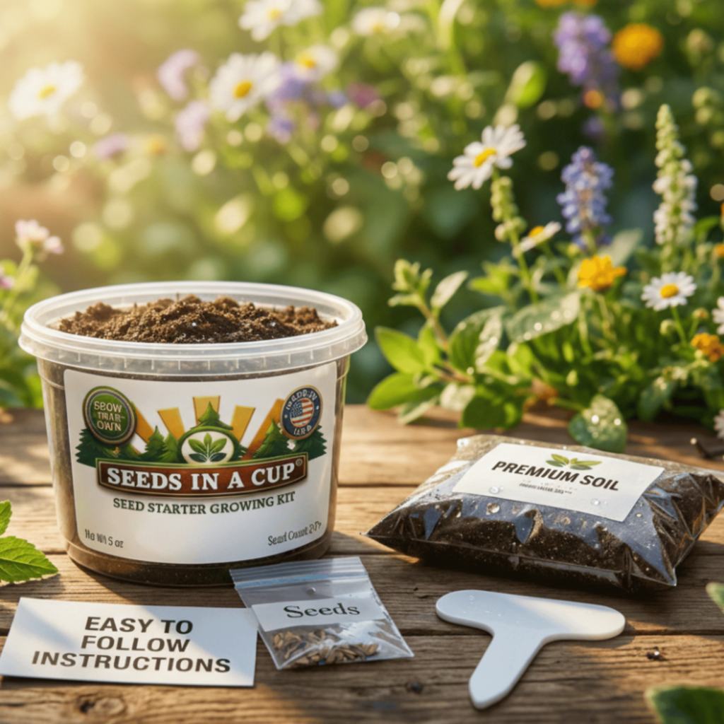 Hazelnut Tree Grow Kit | Grow Hazelnuts from Seed | Seeds In A Cup®