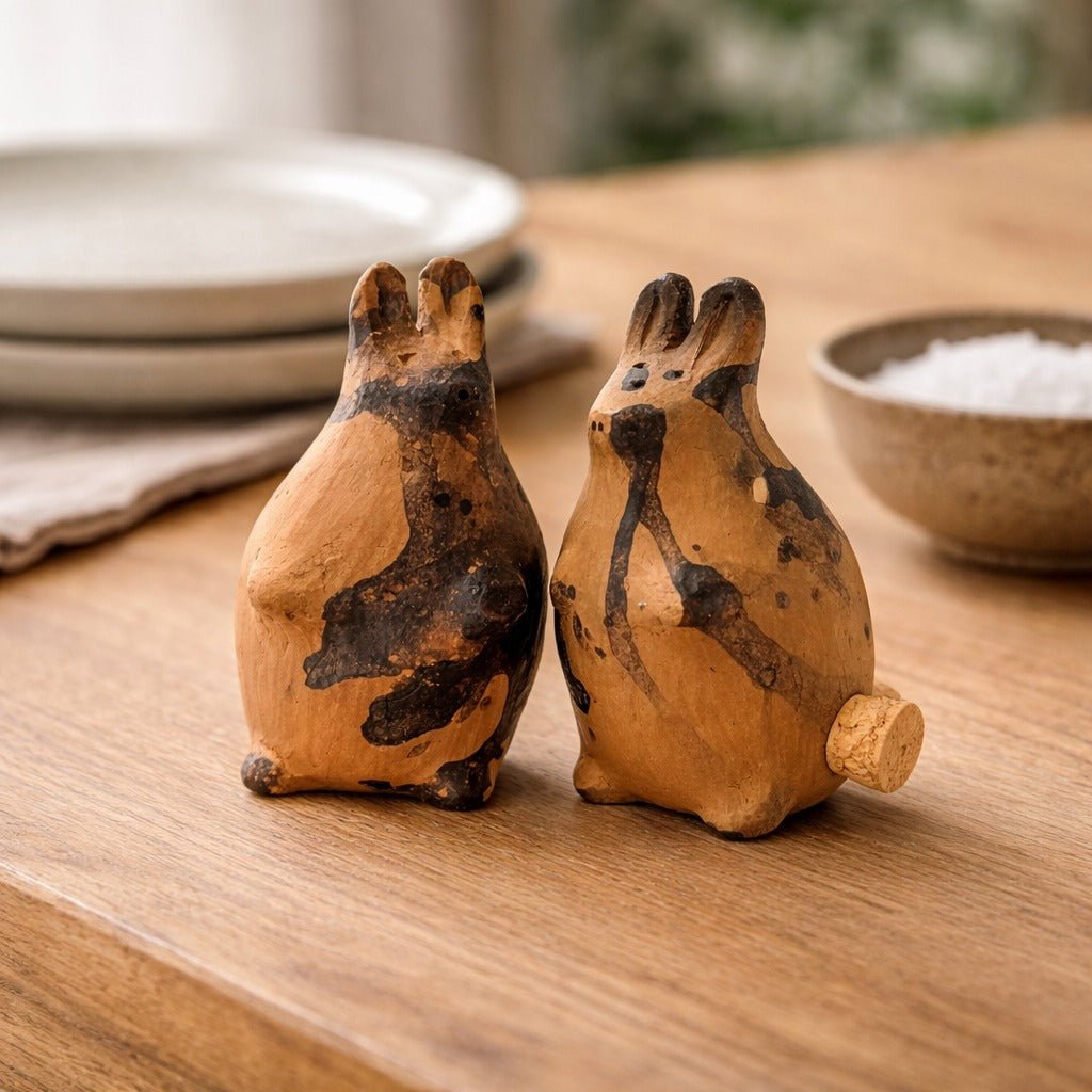 Conejo Salt & Pepper Shakers Set