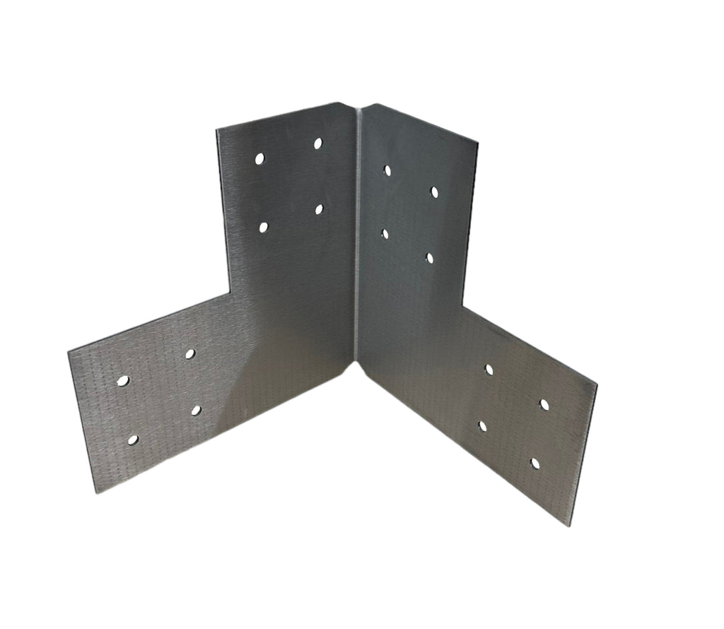 Structural Design Corner Bracket for 4x4 Post, 4x4 Corner Support Bracket, 4x4 Steel Bracket, 4 inch Post Bracket, 4x4 Corner Bracket