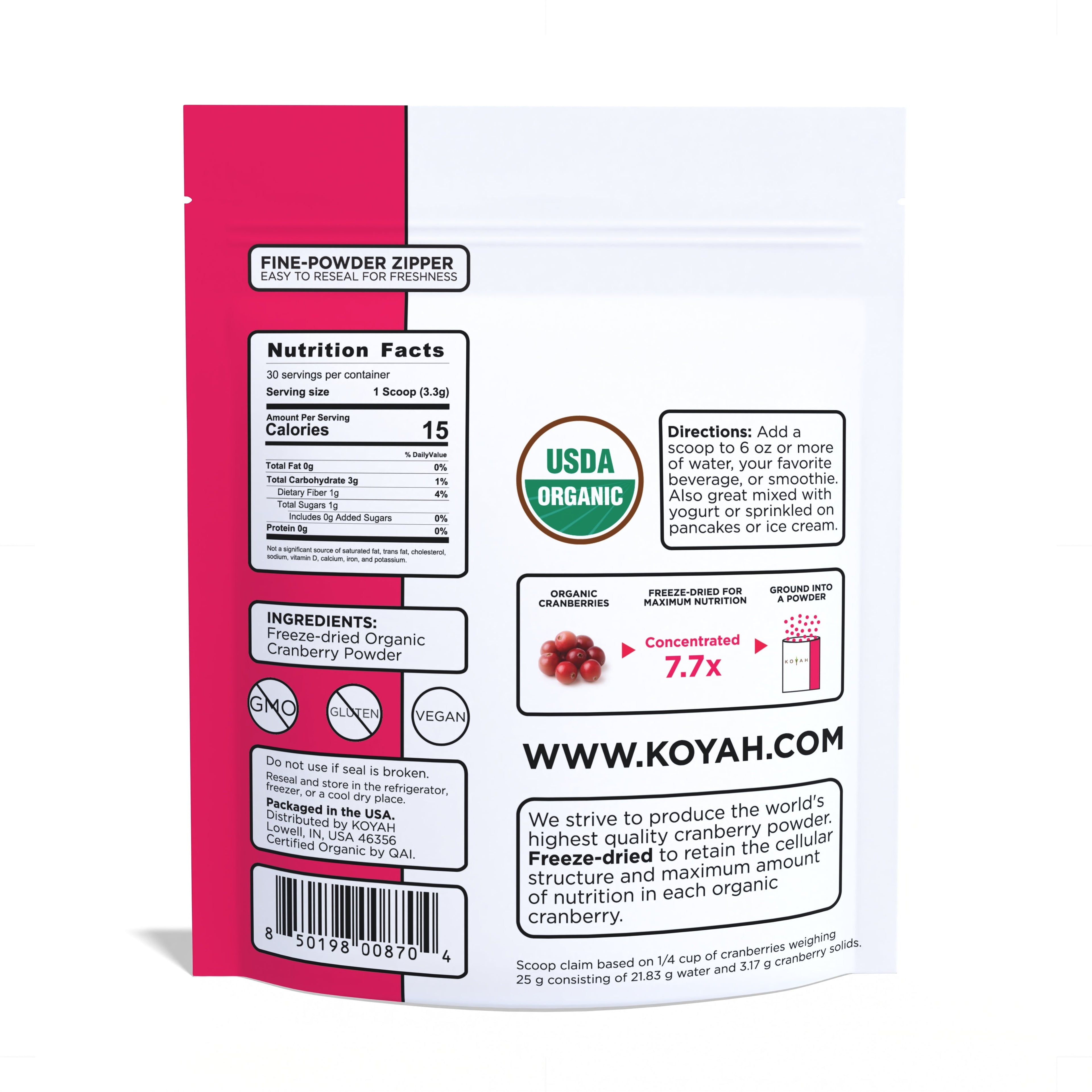 Organic Cranberry Powder