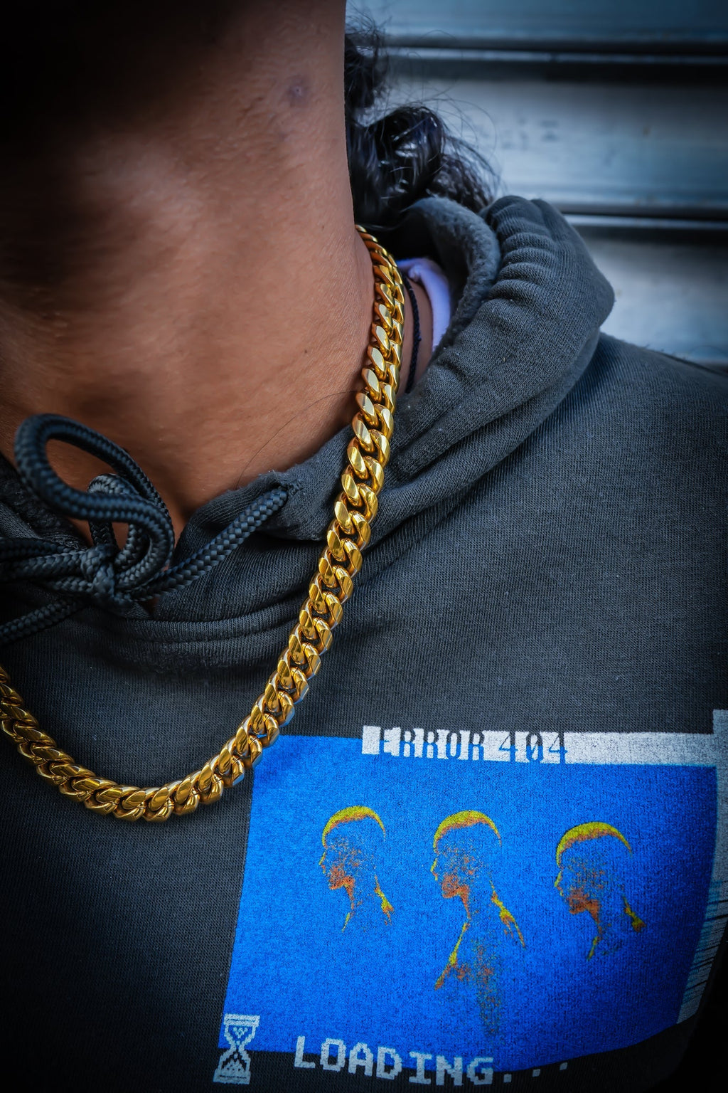 12mm Cuban Link Necklace Bracelet Bundle