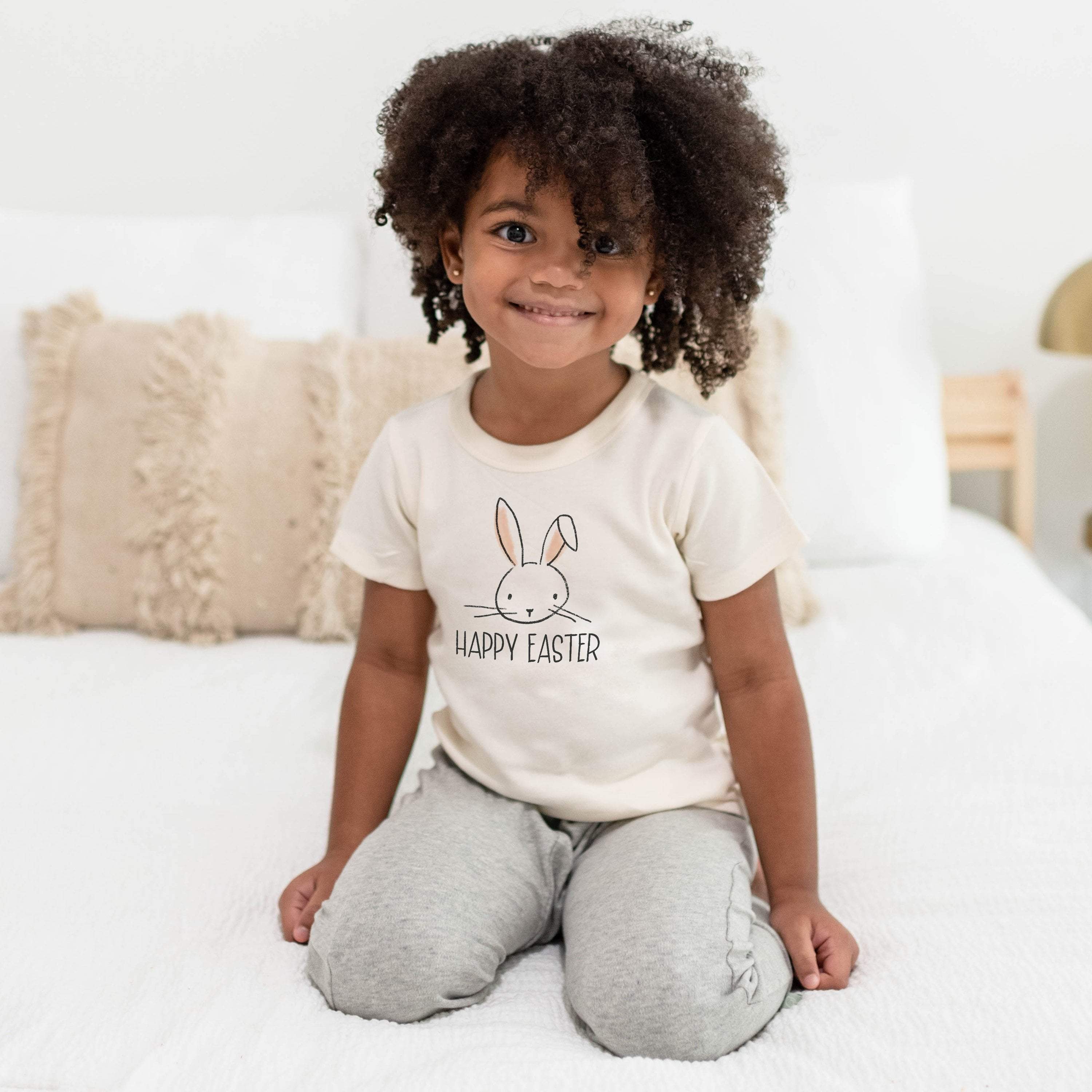 graphic tee | happy easter