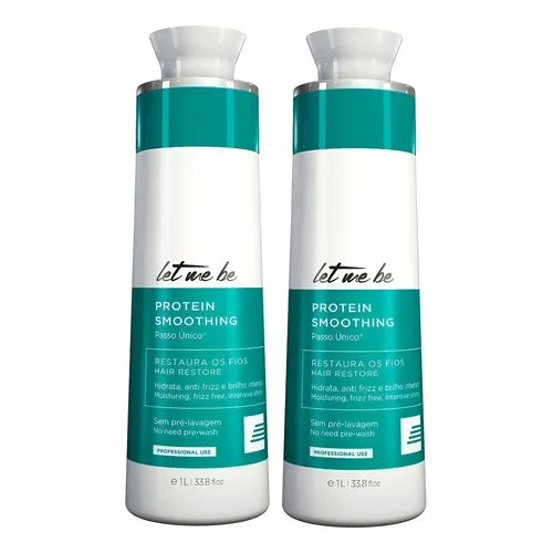 Let Me Be Protein Single Step Professional  Hair Smoothing Treatment Two Units