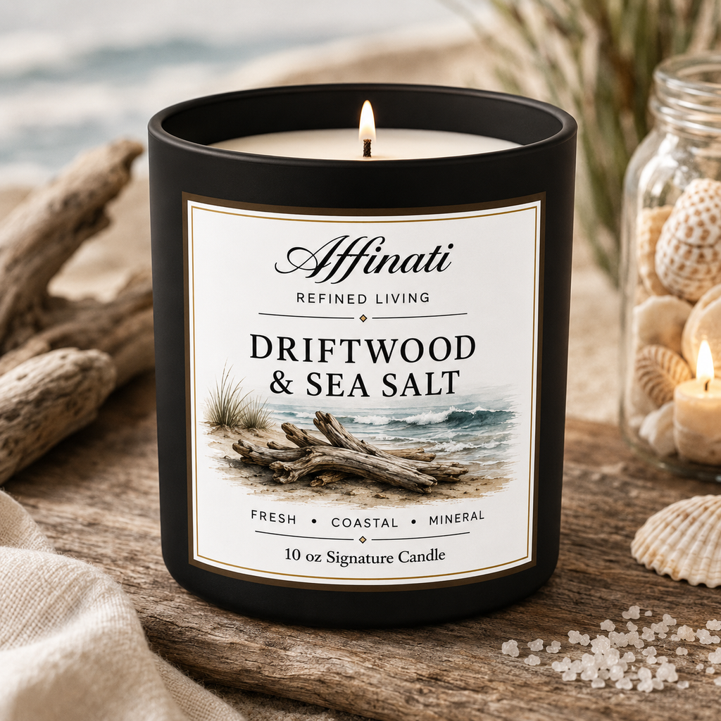 Driftwood & Sea Salt Signature Candle