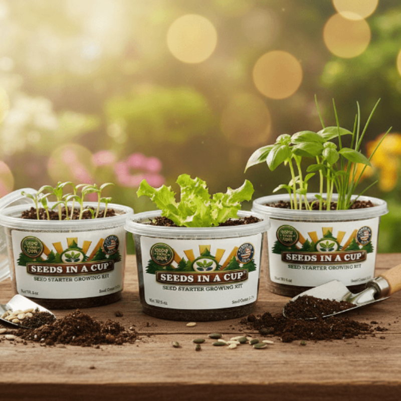 Apricot Tree Grow Kit – Non-GMO Seeds & Starter Pot
