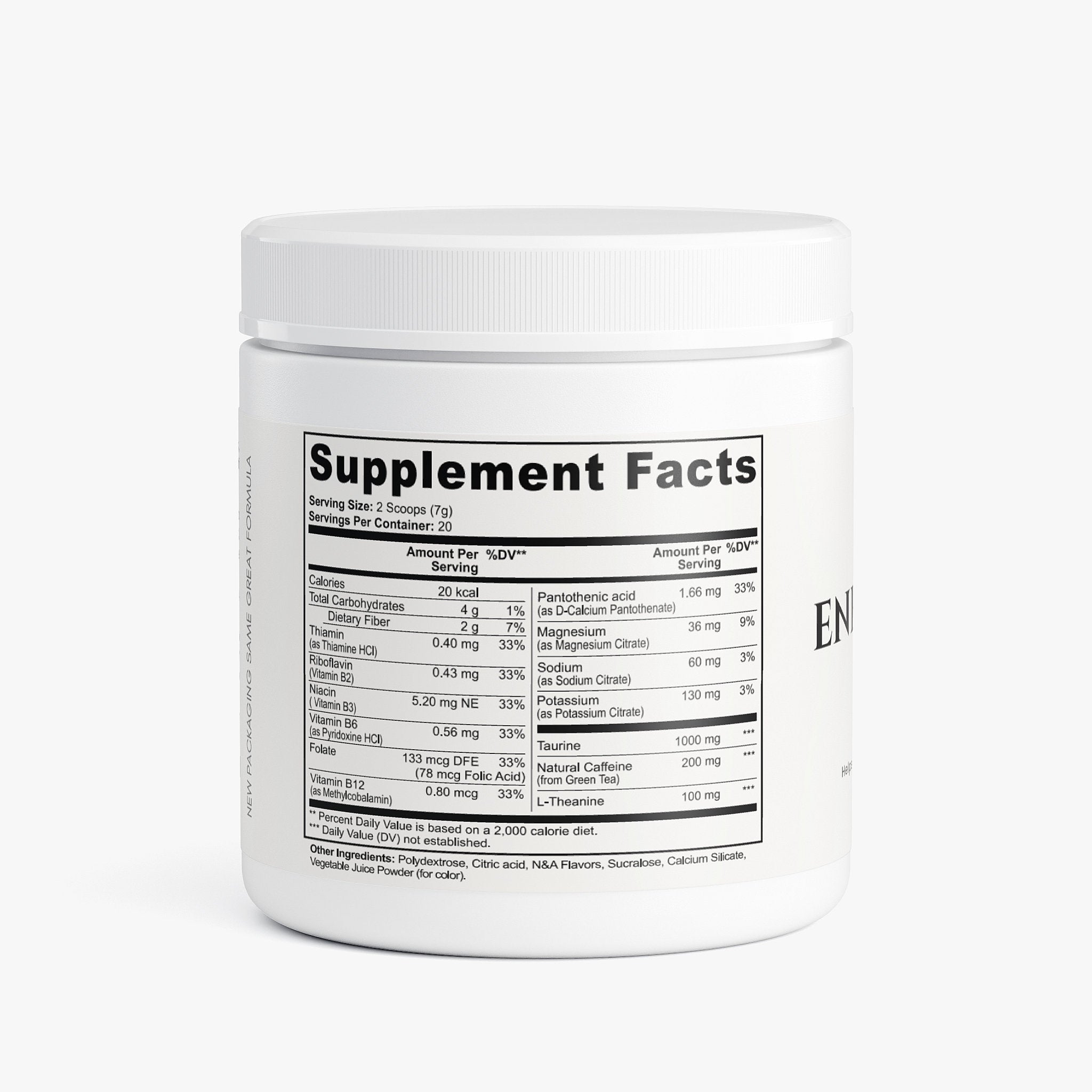Energy + Focus + Hydration Drink Mix - Strawberry