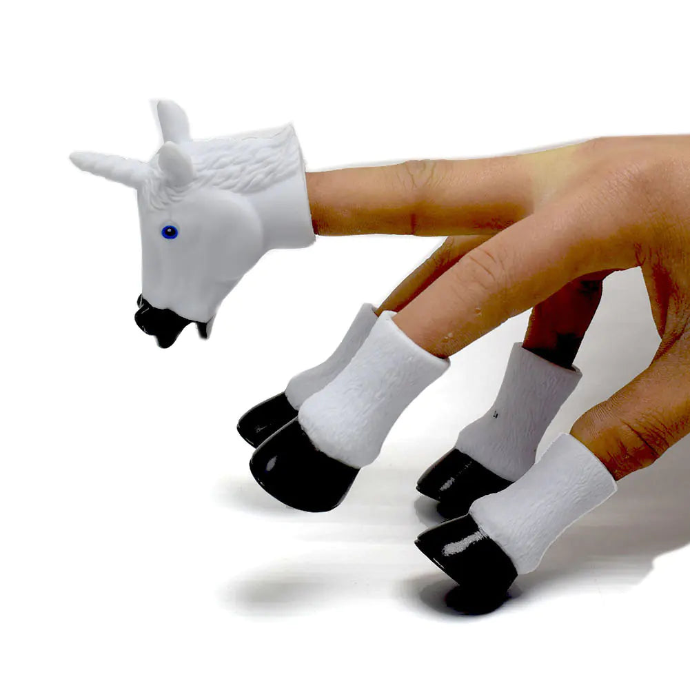 Finger Puppet Set: Unicorn and Pegasus