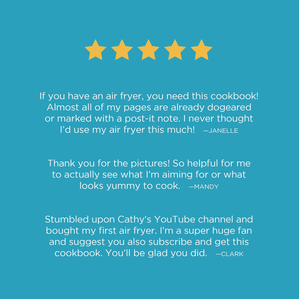 DIGITAL: 150+ Easy Air Fryer Recipes Cookbook