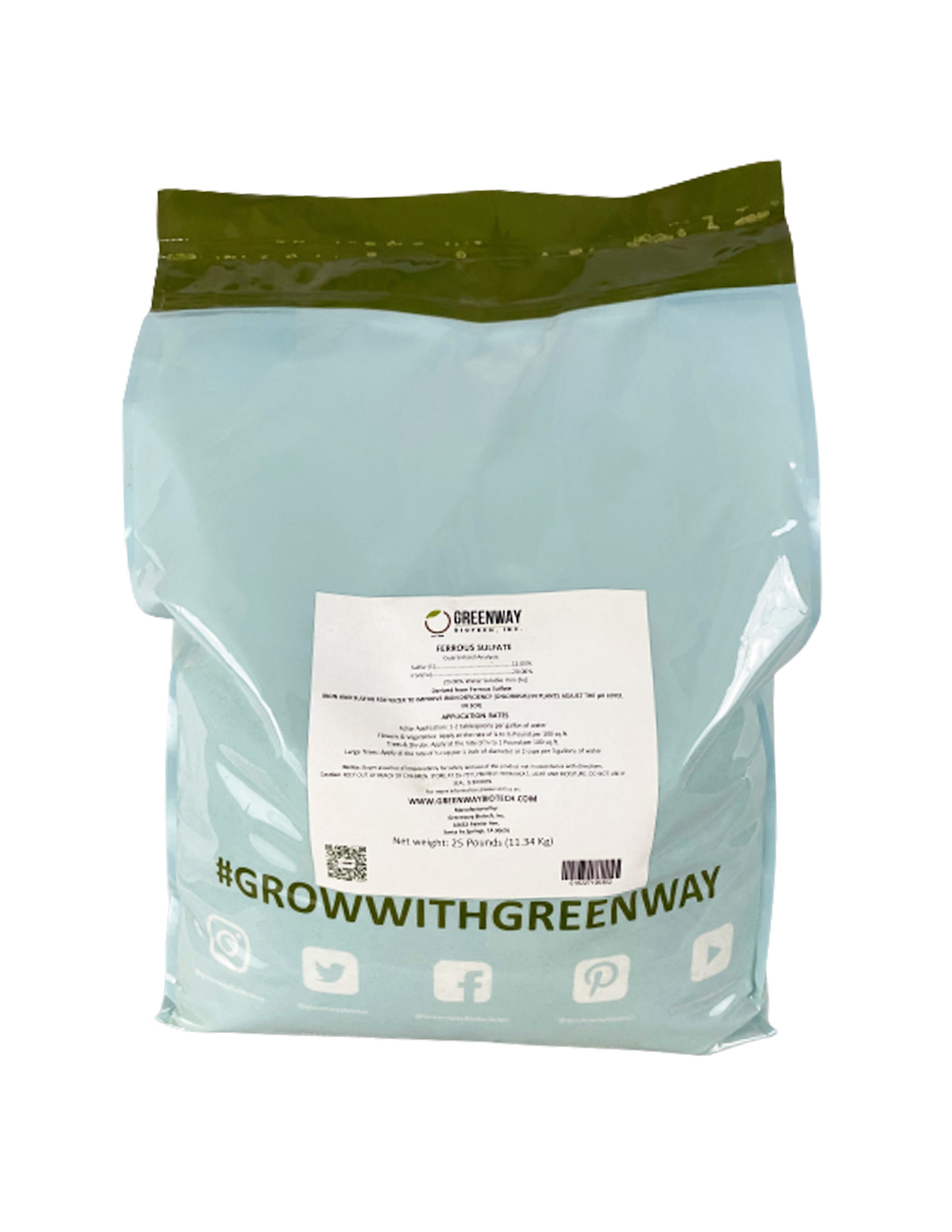 Organic Ferrous Sulfate (Iron Sulfate) | 20% Iron (Fe)