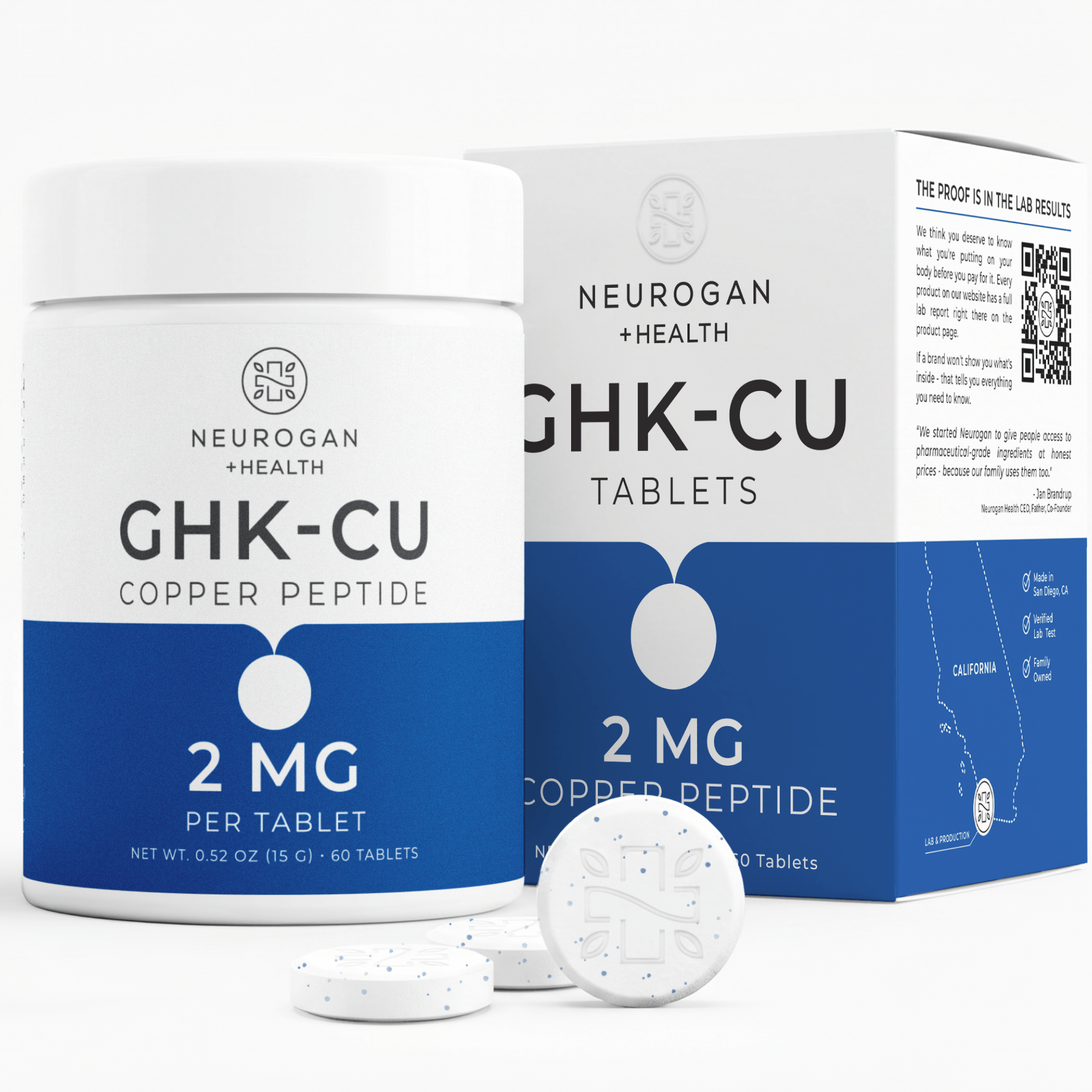 GHK-Cu Copper Peptide Tablets