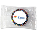 Gourmet Hand Dipped Sandwich Cookie with Sprinkles  - Custom 1.5 Round Label