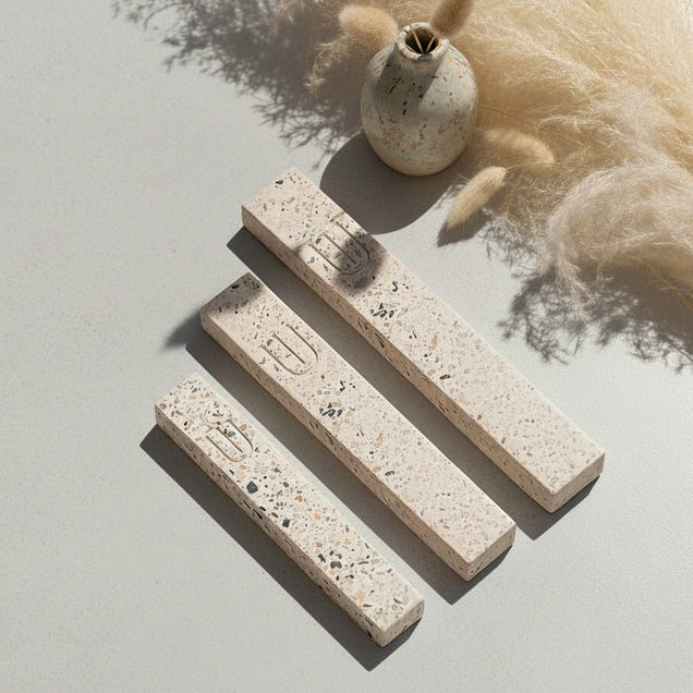 Sculpted Concrete Mezuzah with Clean Architectural Lines – Timeless Collection