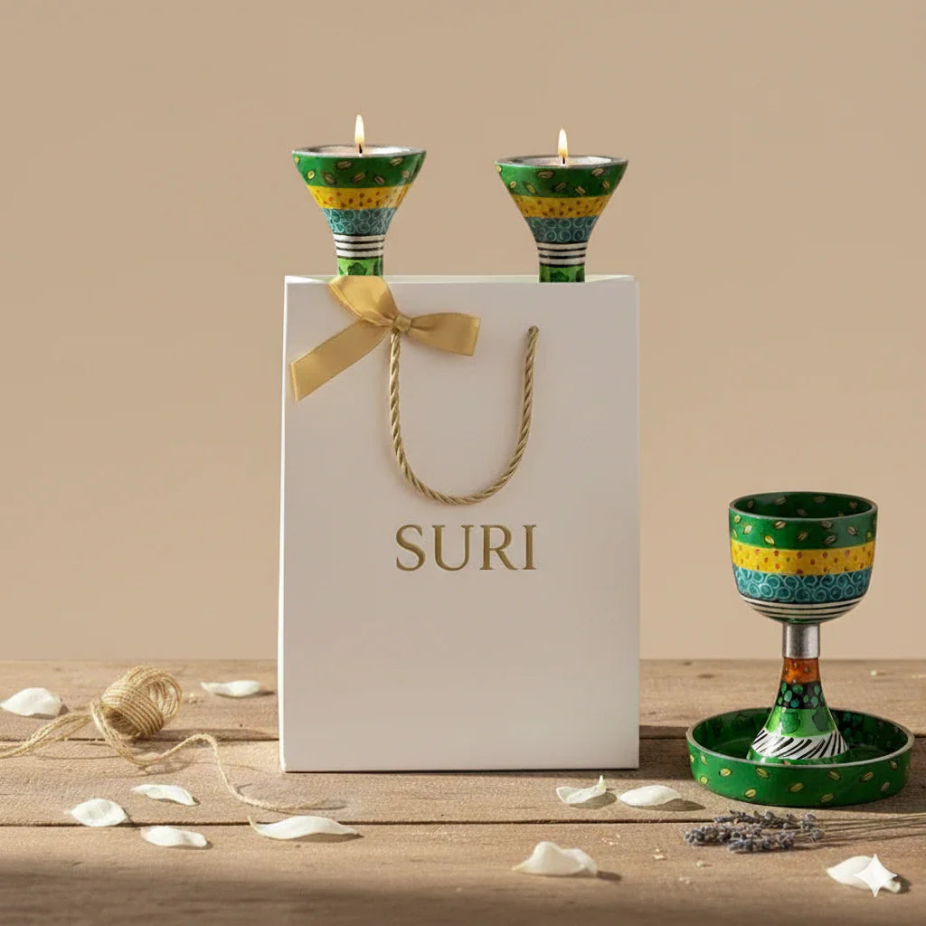 Unique Artistic Luxury Shabbat Set – Premium Shabbat Series