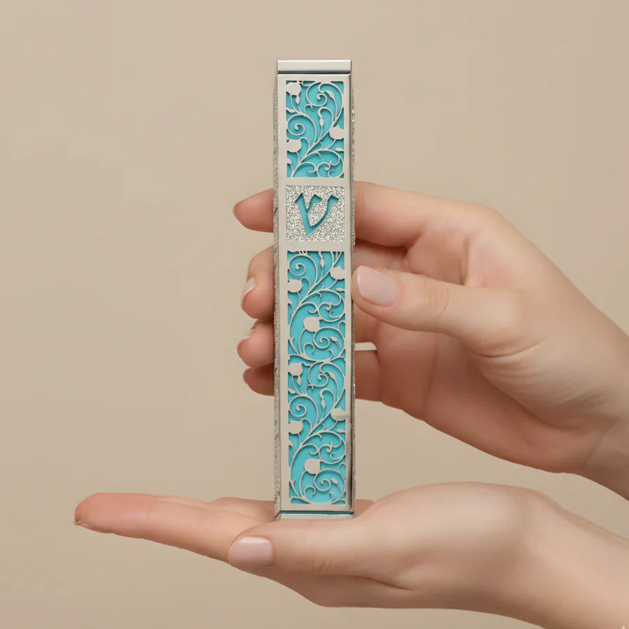 Luxury Modern Mezuzah for Door - Pomegranate Series
