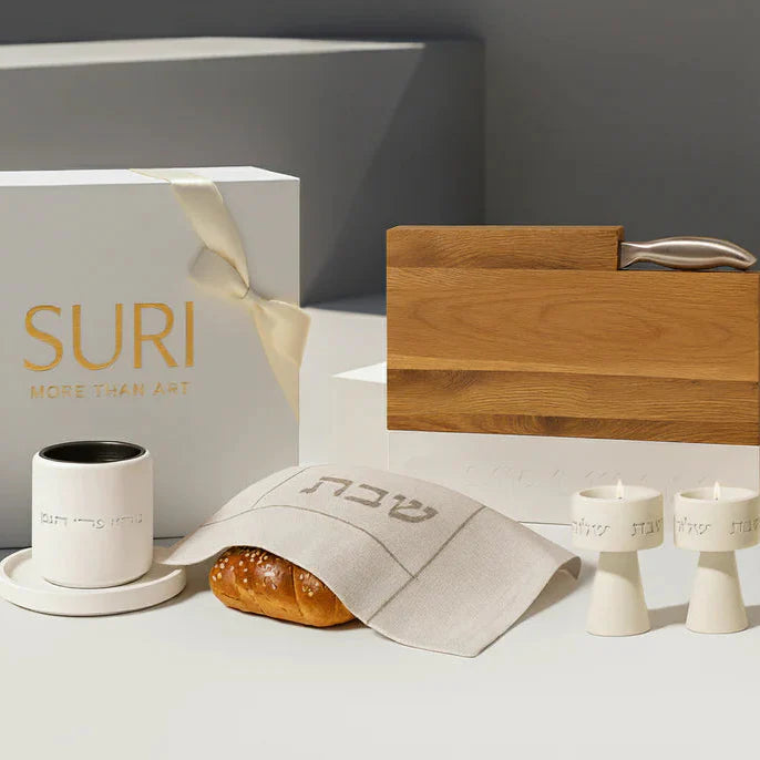 Luxurious Shabbat Table Set – Timeless Glow Series