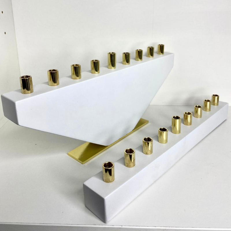 Modern Concrete Design for Hanukkah - Fancy Lady Series