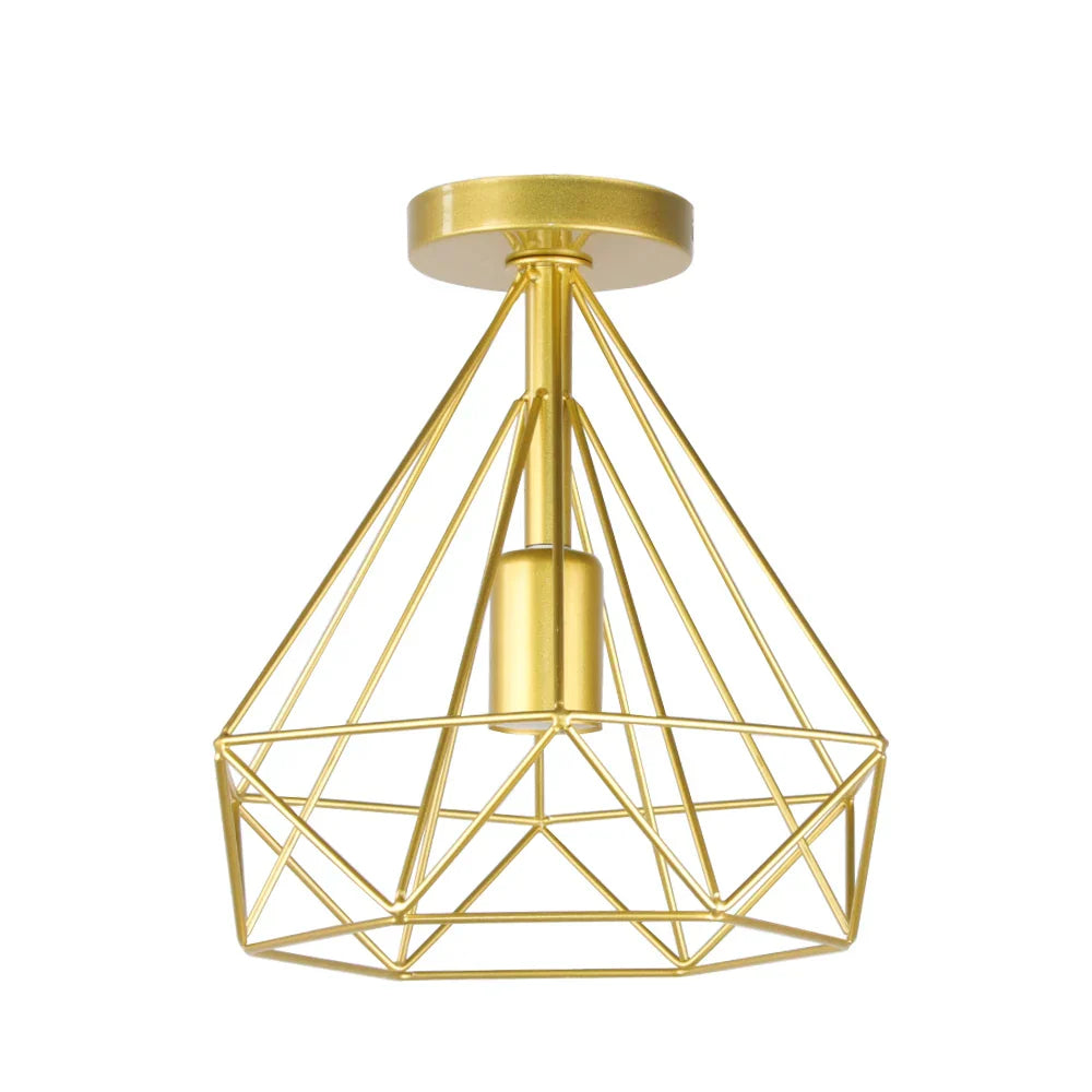 DecorBites™ Iron Ceiling Light Fixture for Modern Spaces
