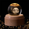 DecorBites™ Crystal Ball Night Light USB Music Box Universe Globe 3D Lamp