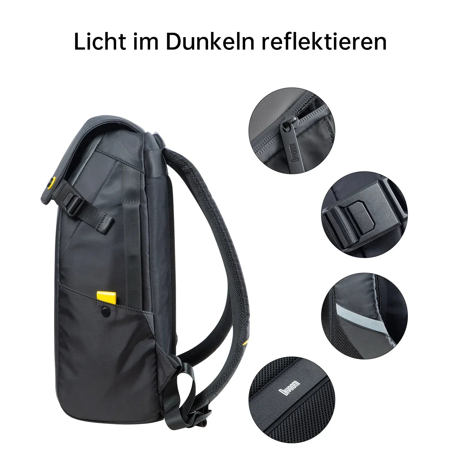 DecorBites™ 15" Waterproof RGB LED Screen School Backpack with Laptop Compartment