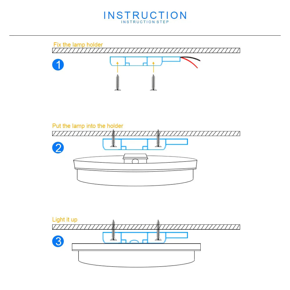 DecorBites™ LED Ceiling Light: Modern Ultra-thin Panel, 6-48W, Surface Mounted for Living Room