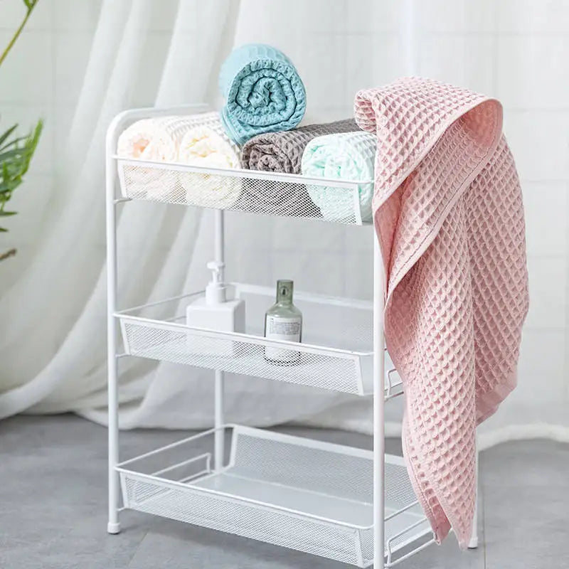 DecorBites™ Cotton Waffle Bath Towel - 70*140, Unisex