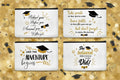 4-piece Graduation Makeup Bag set