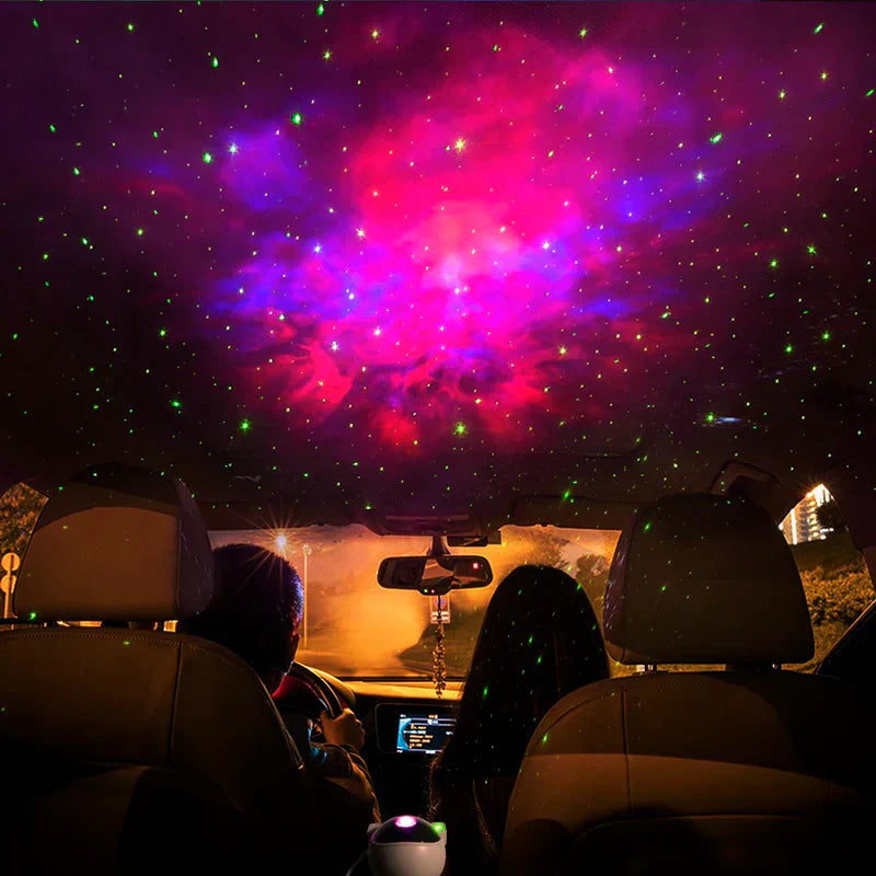 DecorBites™ Astronaut Sky Projector Nightlight: USB Bedroom Table Lamp & Home Decor