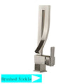 DecorBites™ Black Brass Waterfall Basin Faucet with Single Handle Mixer Tap