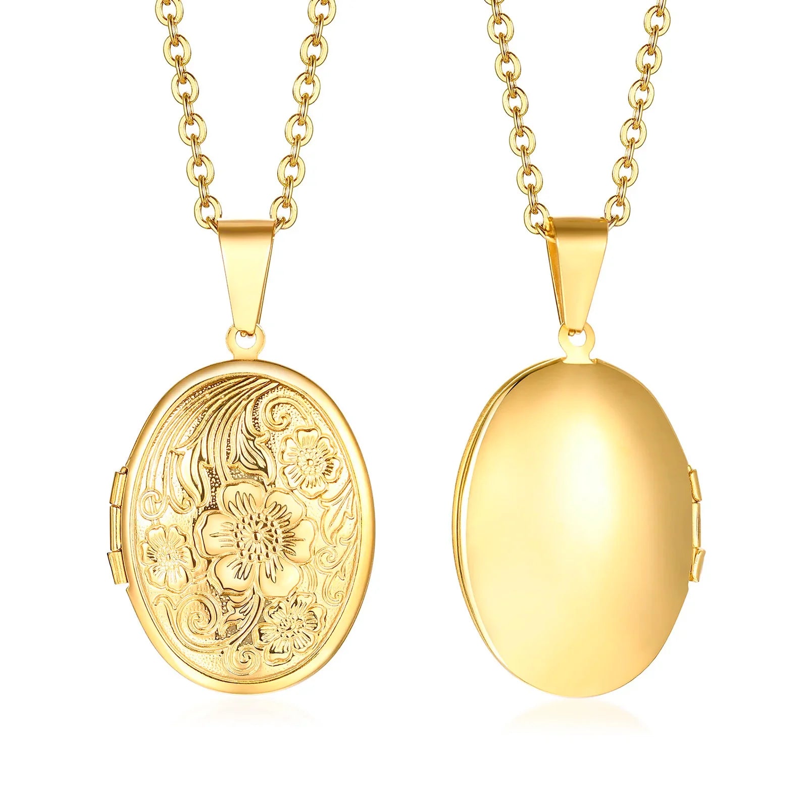 Heart Photo Locket Necklace for Women | Openable Stainless Steel Promise Jewelry