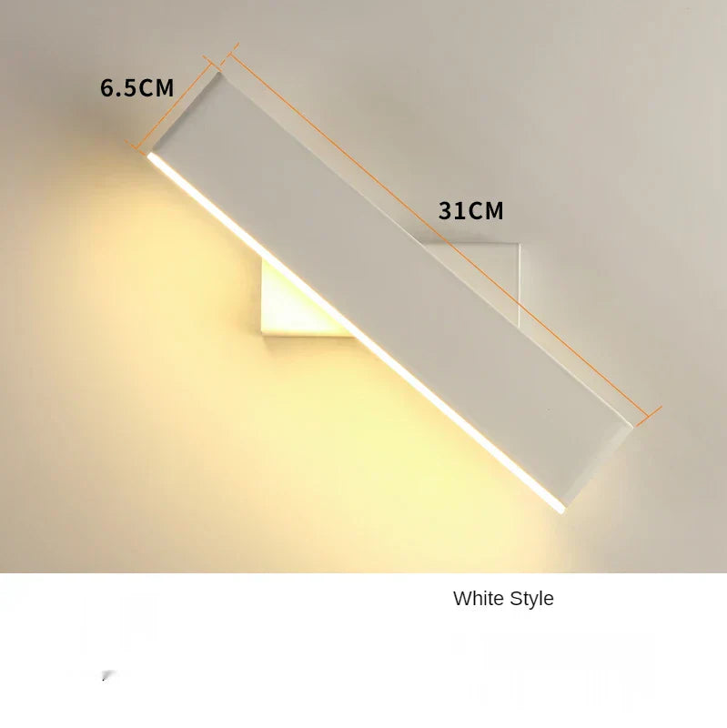 DecorBites™ 360 Degree Rotate Wall Lamp for Bedroom Hotel Bedside Sconce Reading Light