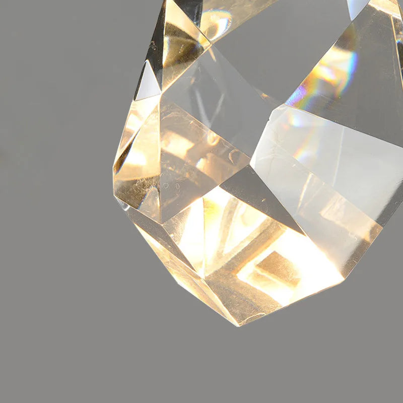 DecorBites™ Crystal Golden Wall Sconce for Modern Indoor Lighting Decor