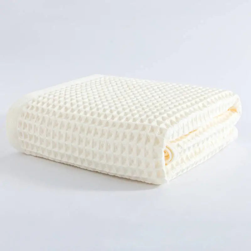 DecorBites™ Cotton Waffle Bath Towel - 70*140, Unisex