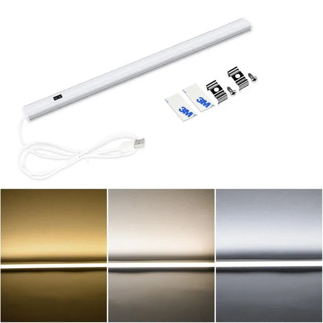 DecorBites™ LED Cabinet Light with Motion Sensor - USB Plug, Kitchen Bedroom Closet Night Lamp