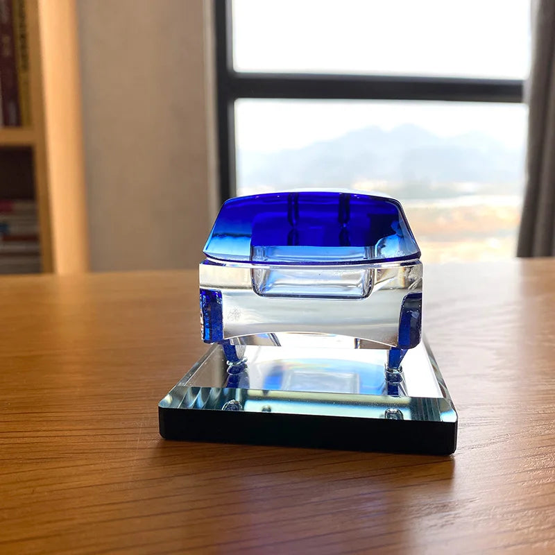 DecorBites™ Crystal Car Figurine Glass Model Ornament Table Decor Gift