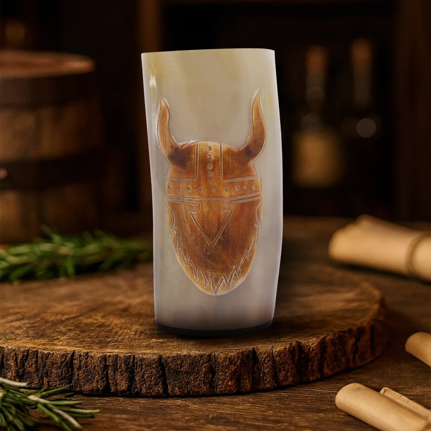 handmade skull craft drinking glasses and all purpose tumblers 8.-10oz mead pack of 1