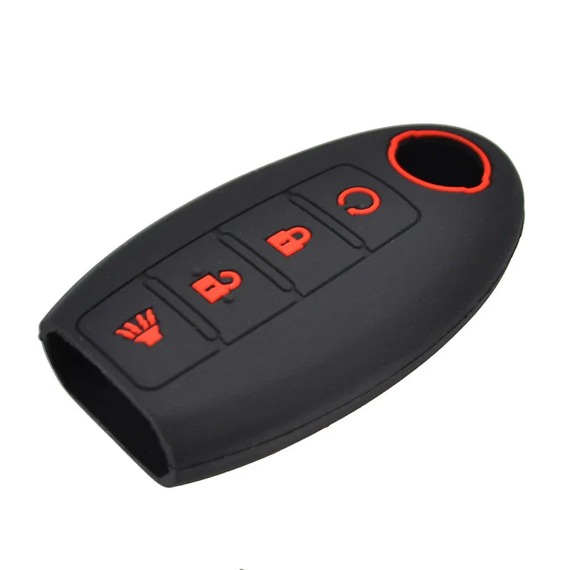 Nissan Silicone Key Fob Cover | 4 Button Car Remote Protector