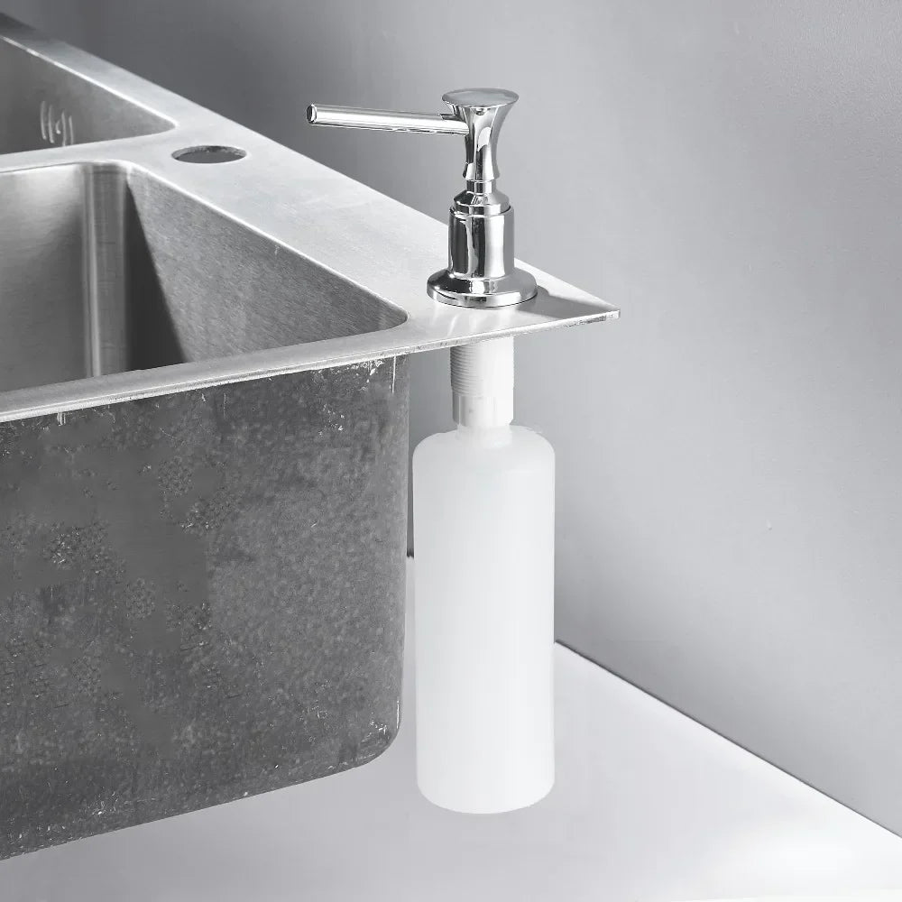 DecorBites™ 400ML Plastic Liquid Soap Dispenser Spray for Kitchen and Bathroom