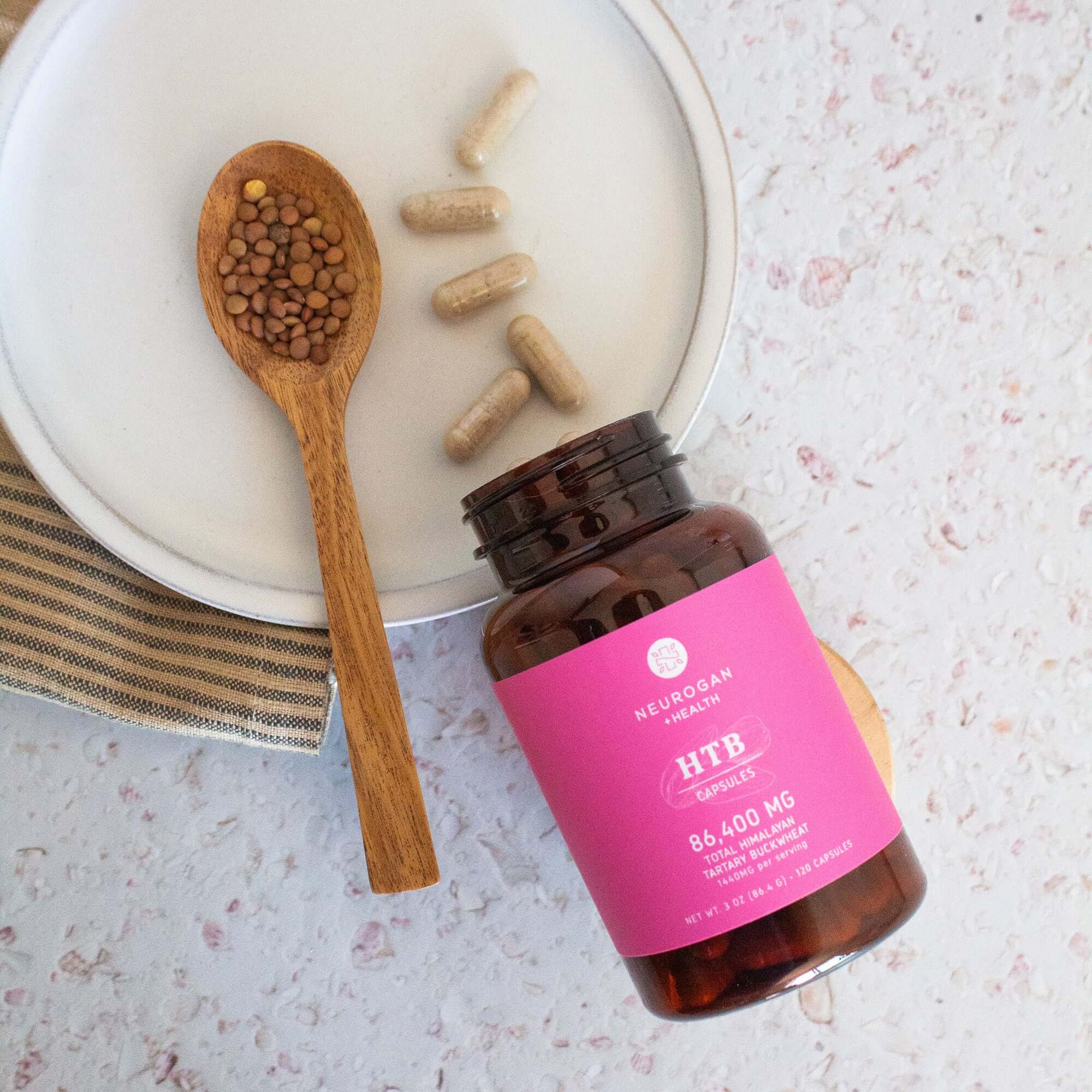 Himalayan Tartary Buckwheat (HTB) Capsules