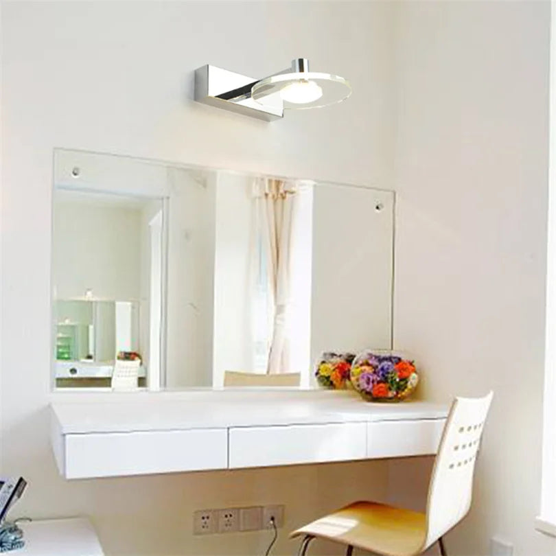 DecorBites™ Crystal LED Vanity Mirror Light for Bathroom and Makeup Table