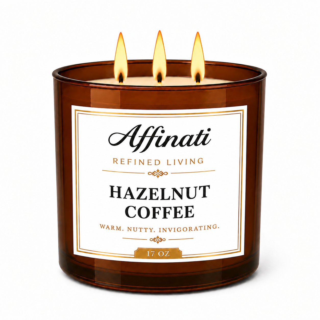 Hazelnut Coffee 3-Wick Candle