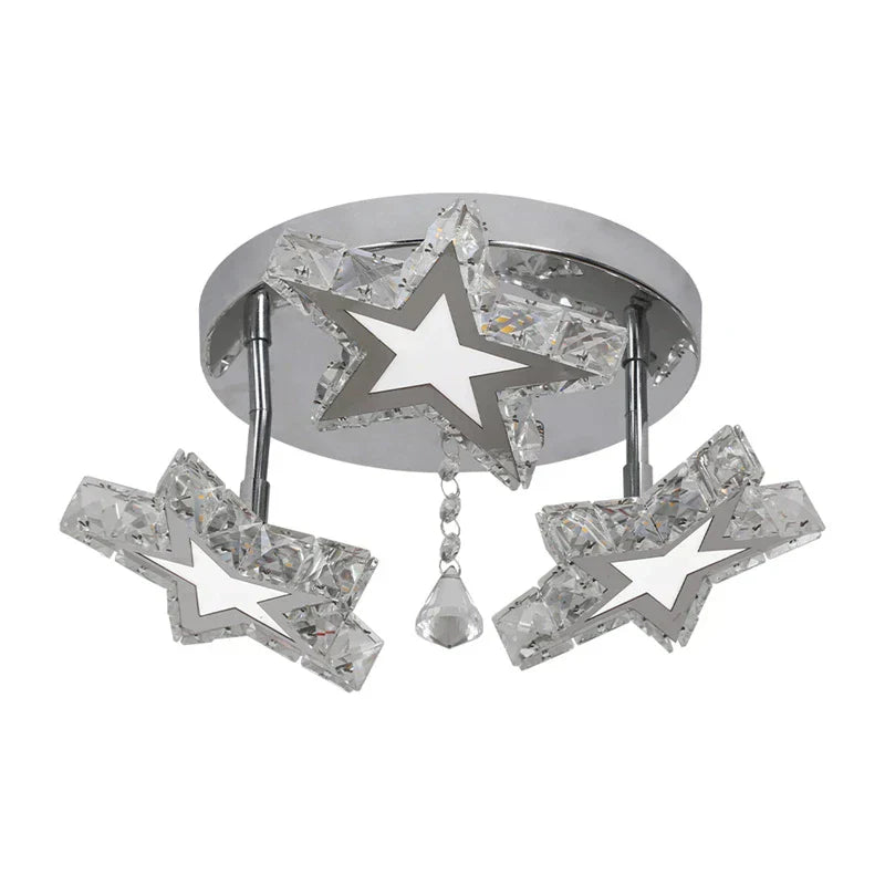DecorBites™ Crystal Nordic LED Ceiling Chandelier for Modern Indoor Lighting